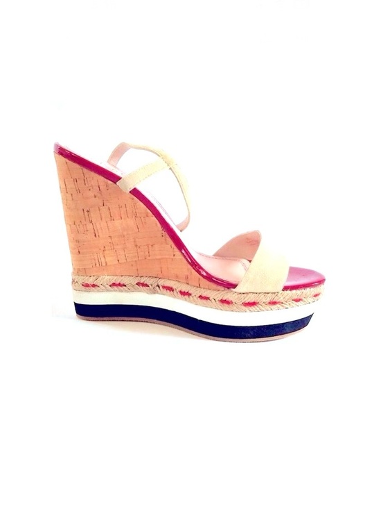 Plenty by Tracy Reese Shoes - NEW plenty by tracy reese Tess leather wedge sandals